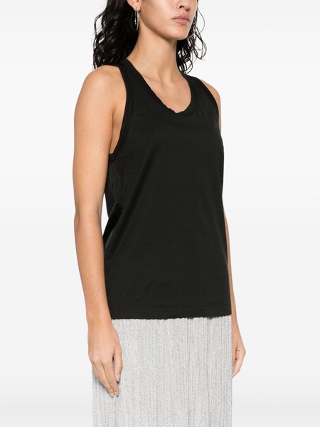 contrast-panel tank top