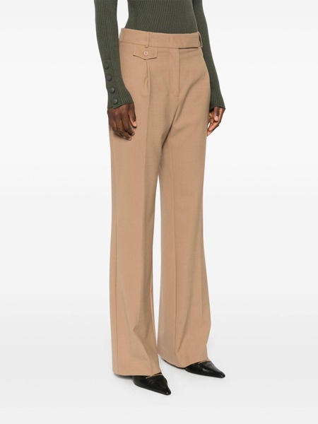 pleat-detail trousers