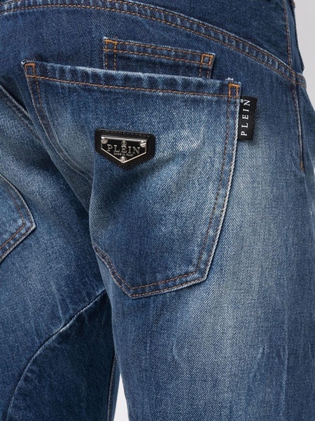 Iconic Plein Milano cut jeans