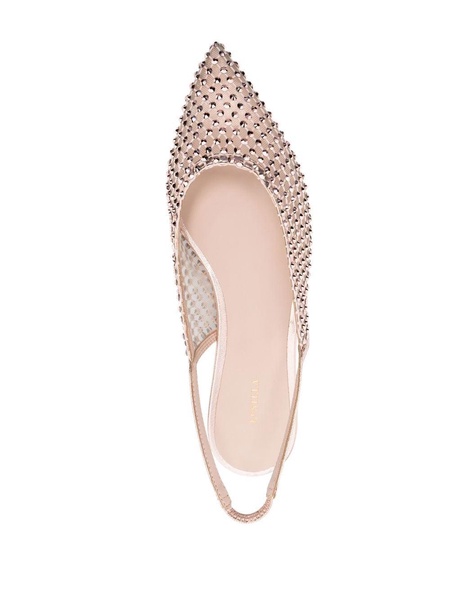 Gilda crystal-embellished flat mules