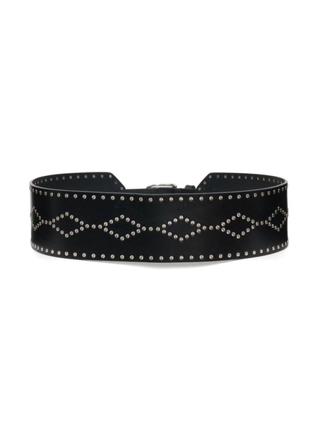 Lucie studded leather belt