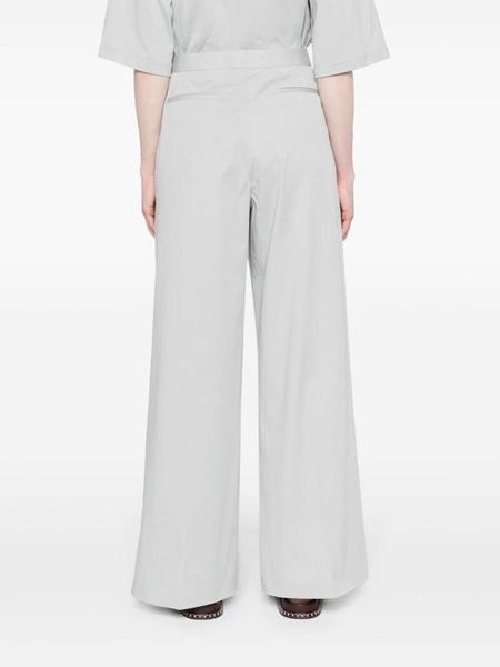 wide-leg tailored trousers