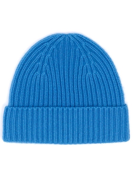 ribbed-knit beanie