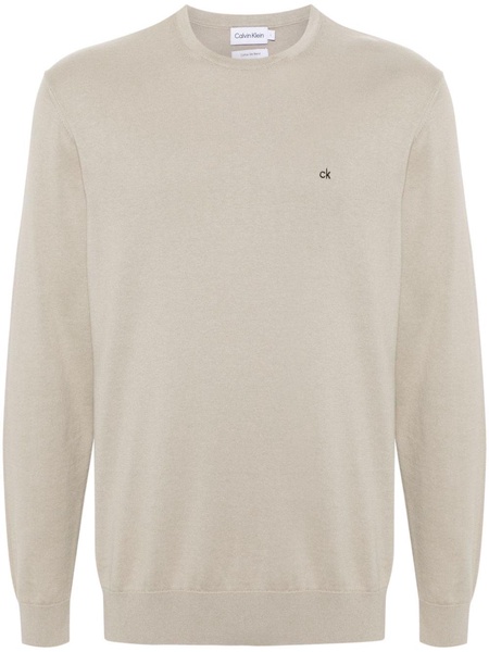 logo-embroidered jumper 