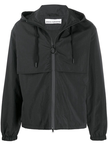 drawstring hooded jacket