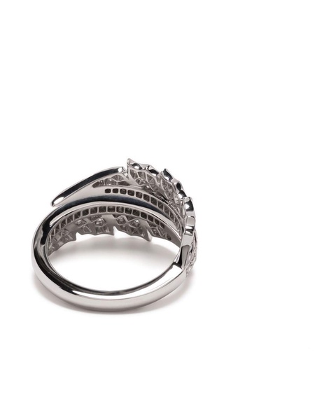 18kt white gold Magnipheasant Split diamond ring