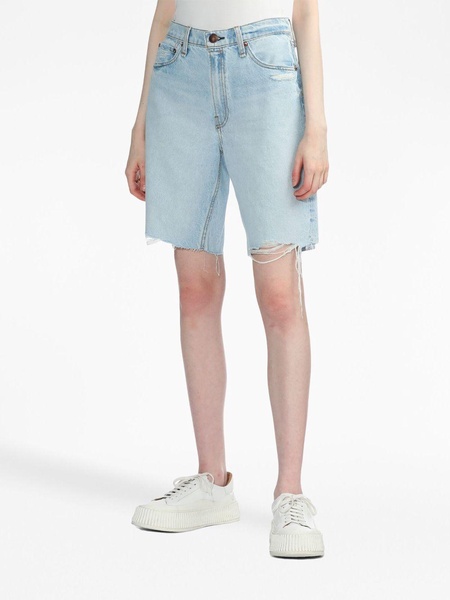 denim cotton shorts 