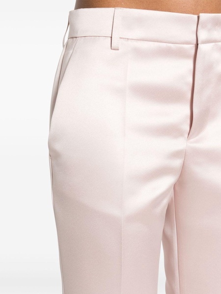 duchess-satin cropped trousers