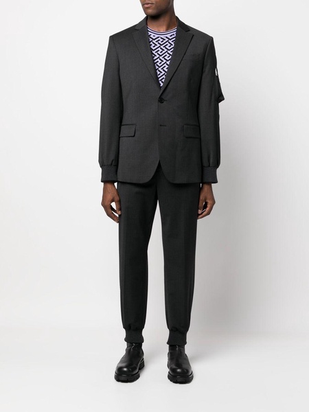 straight-leg tailored trousers