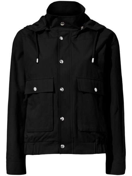 Windsor stand-collar hooded jacket