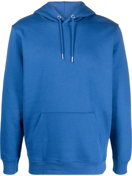 drawstring organic-cotton hoodie