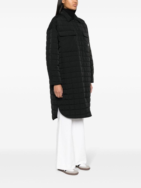 button-up quilted coat