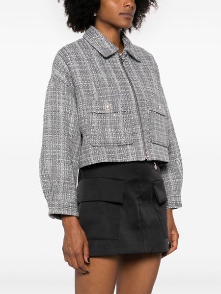 short tweed jacket