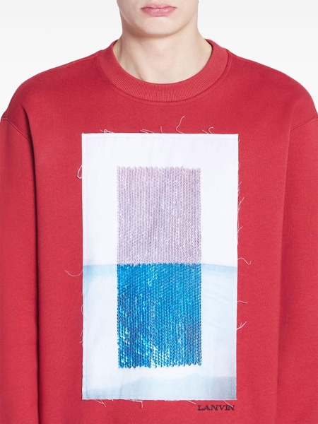 Archive-print Classic sweatshirt