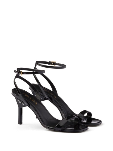 85mm patent-leather sandals