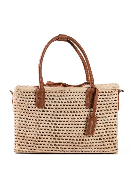 Paula wicker tote bag