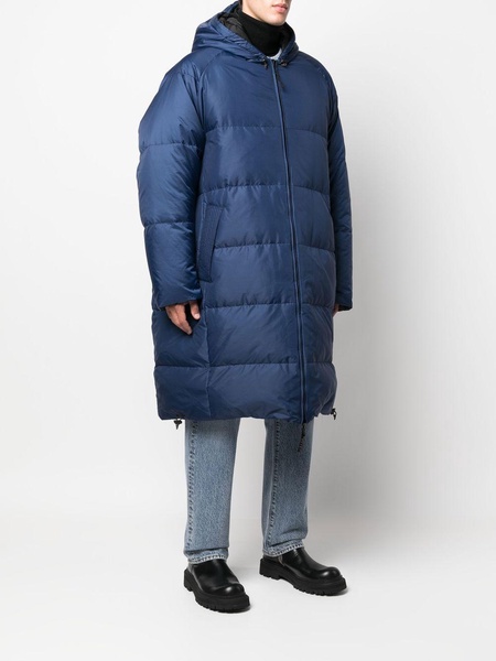 reversible padded hooded coat