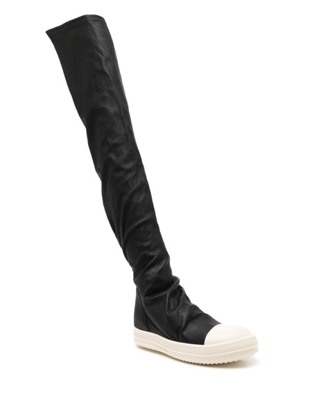 knee-high sneaker boots