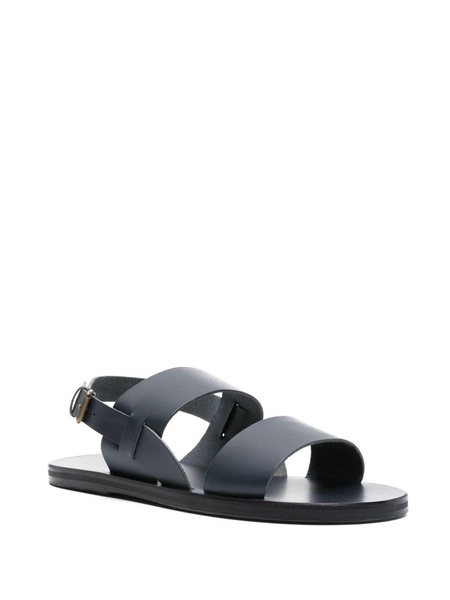 Irodotos flat leather sandals