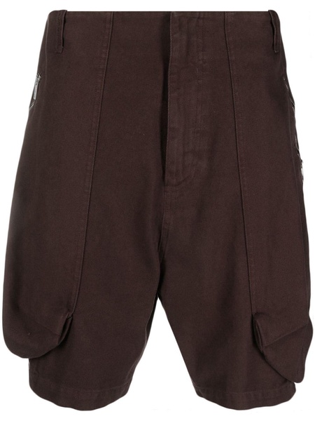 Croissant puffer cargo shorts