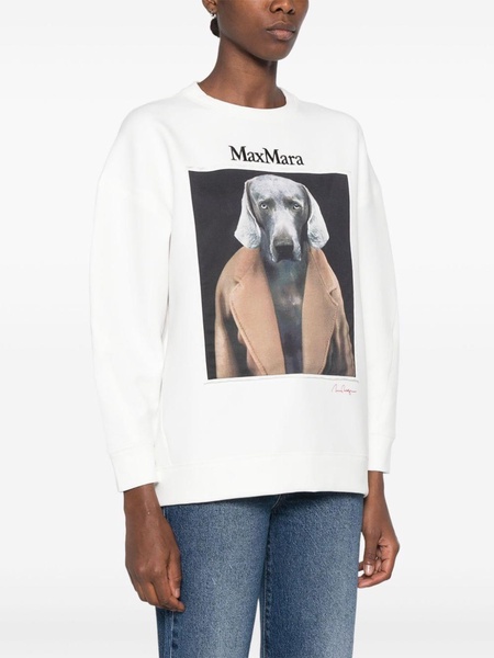 Max Mara Printed Cotton Sweatshirt