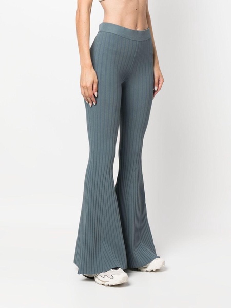 Jaya ribbed flared trousers