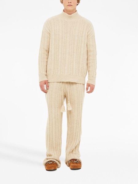 The Talking Glacier cable-knit jumper