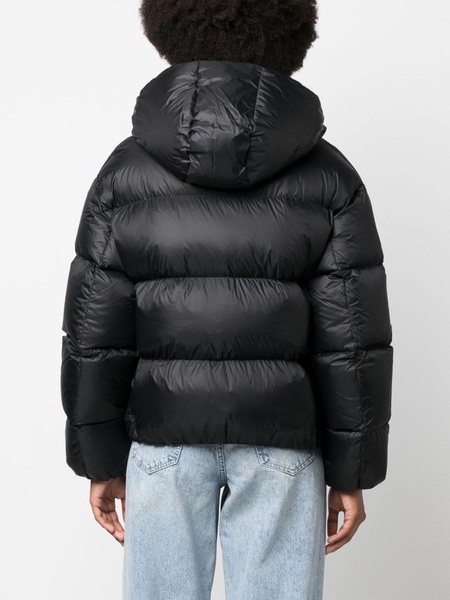 logo-print down puffer jacket