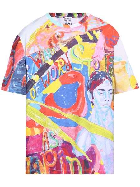 graphic-print cotton t-shirt