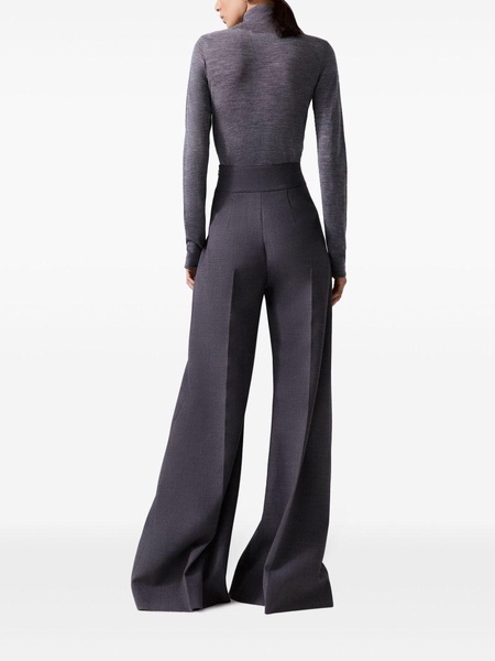 wide-leg tailored pants