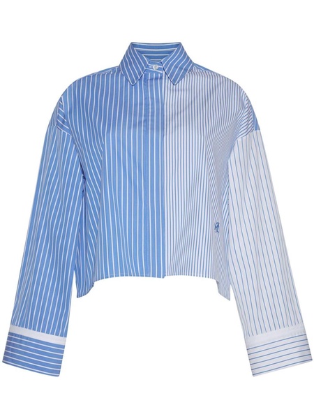 stripe-print cotton shirt 