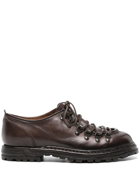 Artik leather derby shoes