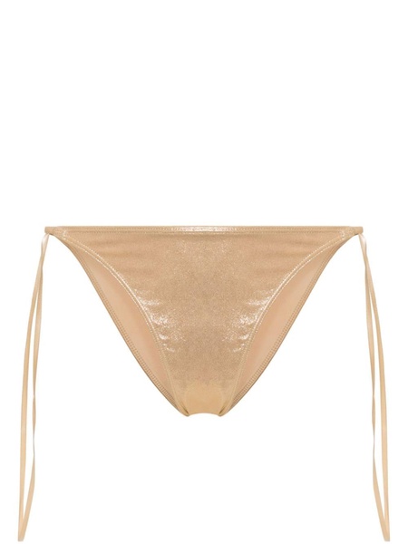 Vallie metallic bikini bottoms