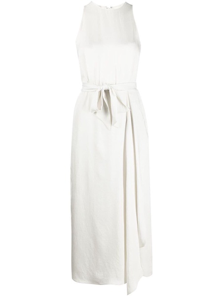 sleeveless tie-waist dress 