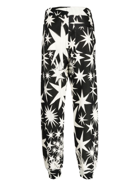 star-print cotton track pants 