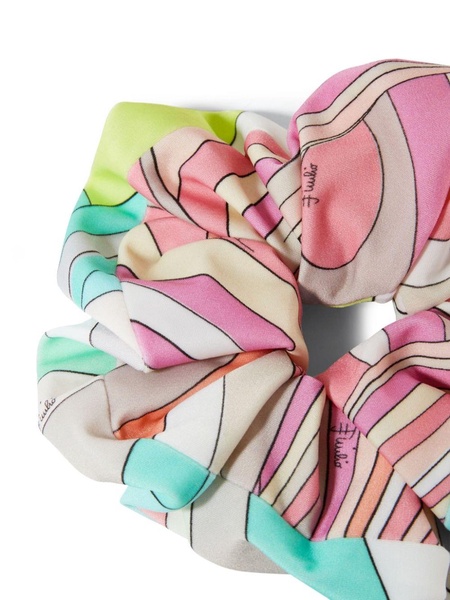 Iride-print scrunchie