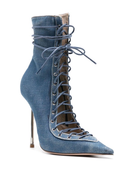 Colette 120mm denim ankle boots