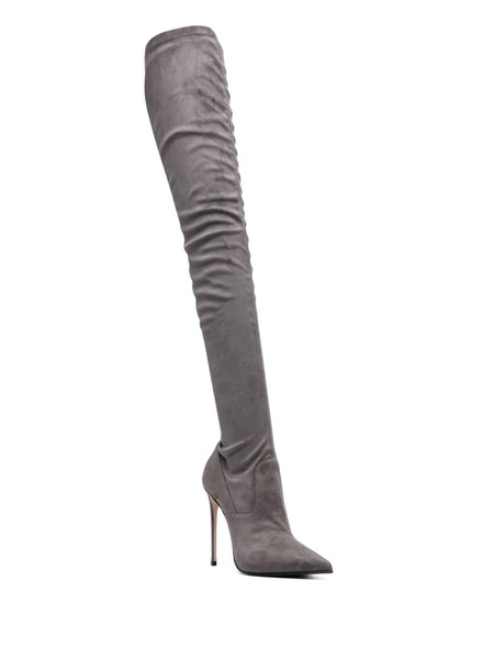 120mm suede thigh-high boots