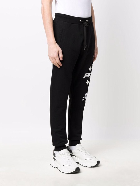 logo drawstring track pants