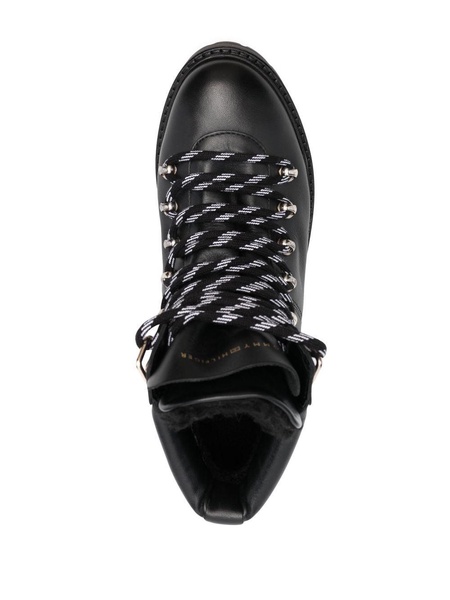 ankle lace-up fastening boots