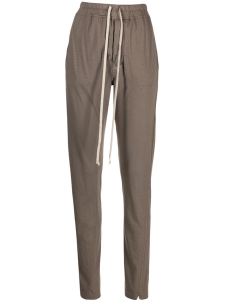 slim-cut cotton track pants