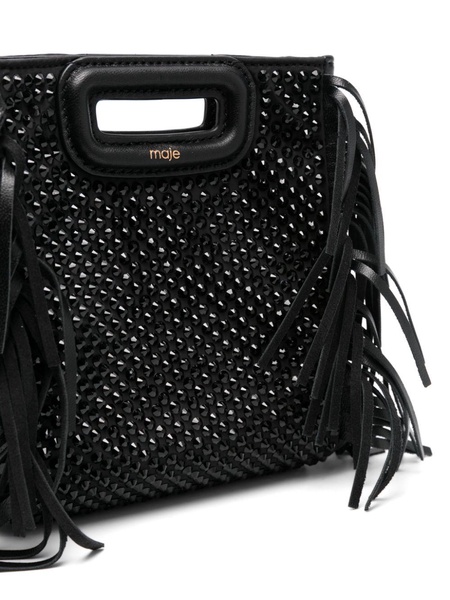 mini rhinestone-embellished tote bag