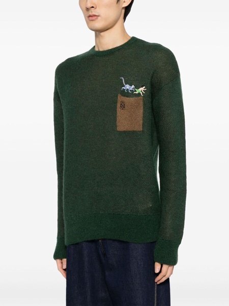 x Suna Fujita Lemur fine-knit jumper