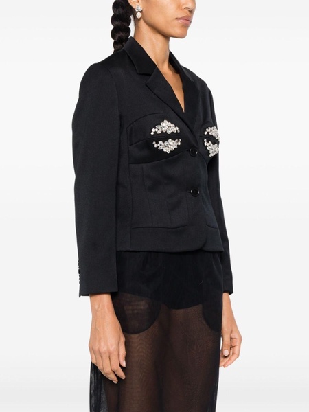 crystal-embellished blazer