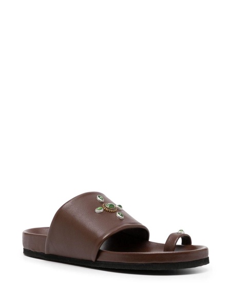 Tyche Chocolate Toe Ring Sandal