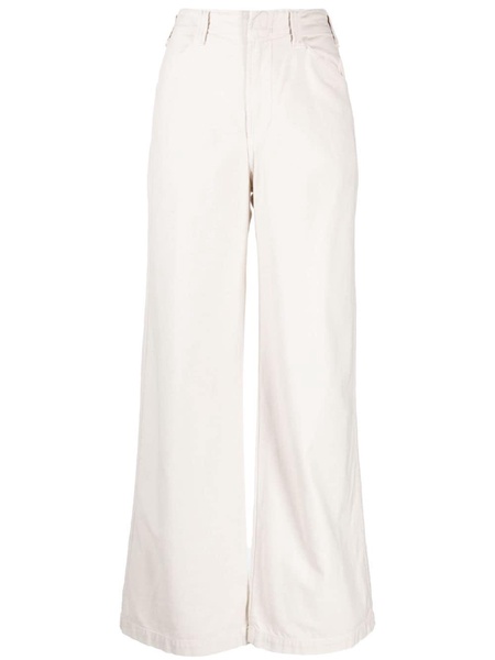 Paloma cotton wide-leg trousers