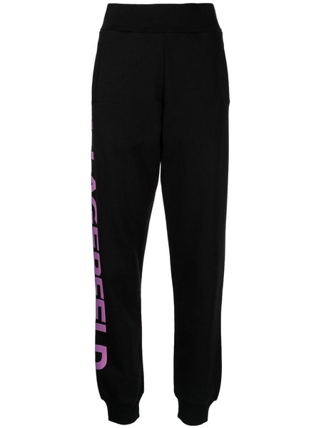 logo-print track pants