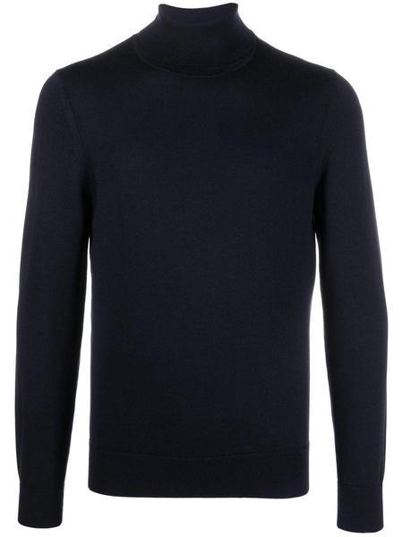 roll-neck wool jumper