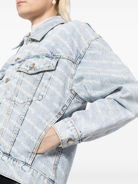 logo denim jacket