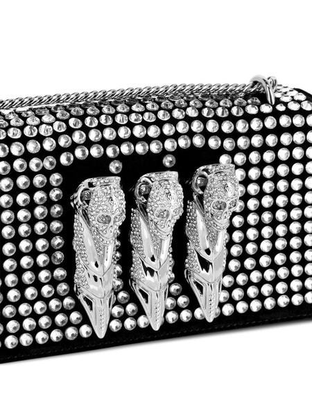 small crystal-embellished shoulder bag